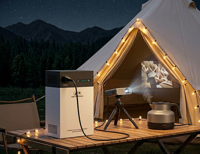 Portable LiFePO4 Power Station 300W Pure Sine Wave For Camping RV Home Backup