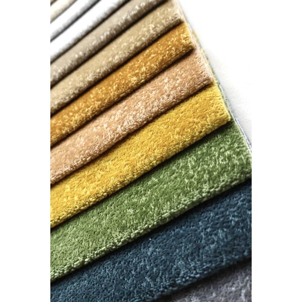 Custom-made 100% Polyester Velvet Sofa Fabric with 142cm Width and 430 GSM for Upholstery