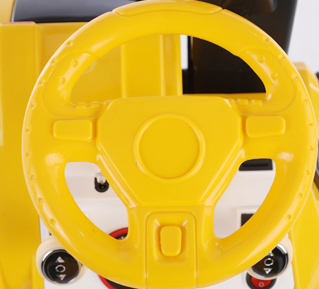 2023 Детские электрические игрушки экскаваторы Инженерная езда на машине для детей Пластик желтый