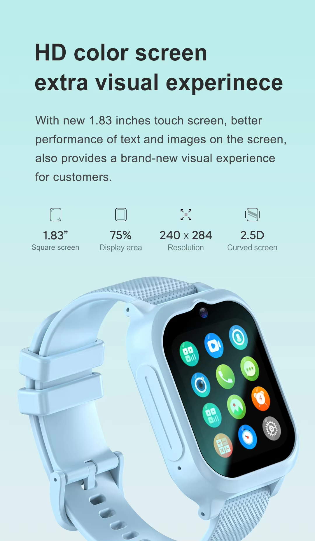 K26h 4G GPS Kids Smart Watch 1.83