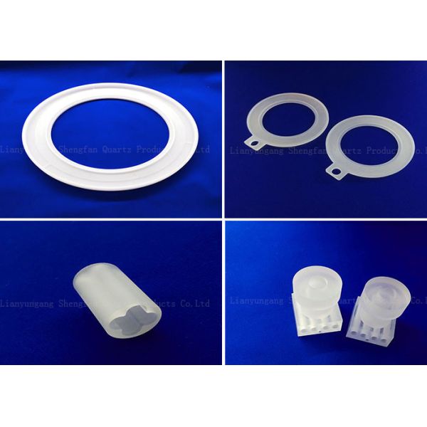 Анти- кисловочная трубка кварца озона, сплавленный изолятор стеклянных пластинок превосходный электрический