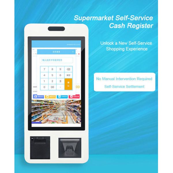 21.5 Inch Self-service Ordering Kiosks to Improve Restaurant Operational Efficiency and Service Quality