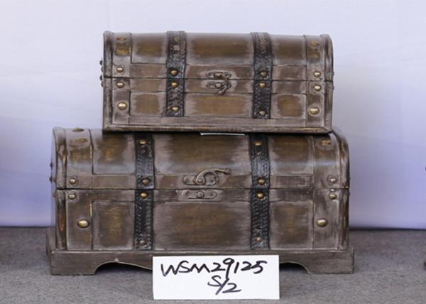 S26x14x13.5 Vintage Storage Chest For Decoration