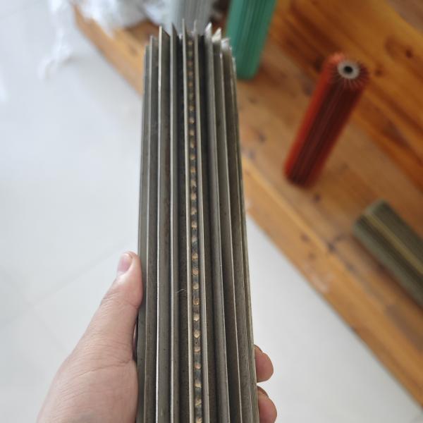 DELLOK Tubos longitudinais de nadadeira com 19 mm OD 400 °C Conexão roscada para raiz