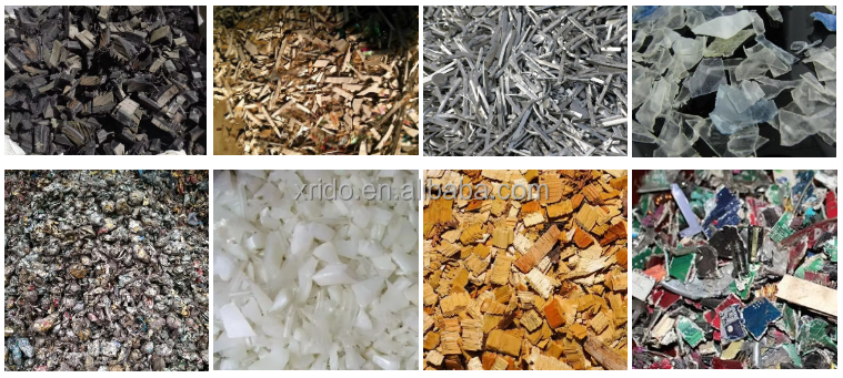 Precio de fábrica Triturador de plástico de doble eje para residuos de plástico planta de reciclaje Triturador de bloques de plástico