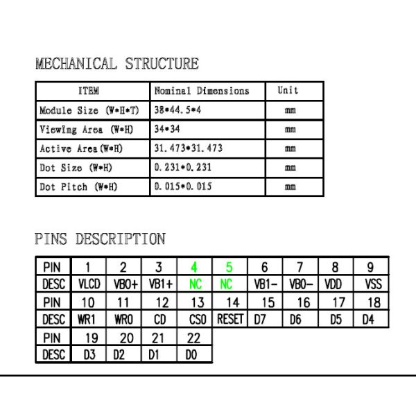 UC1617S Controller Type FSTN Graphic LCD Module COG Bonding Mode LCM