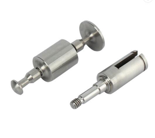 CNC Turning Furniture Hardware Parts , Electroplated Aluminum CNC Machining