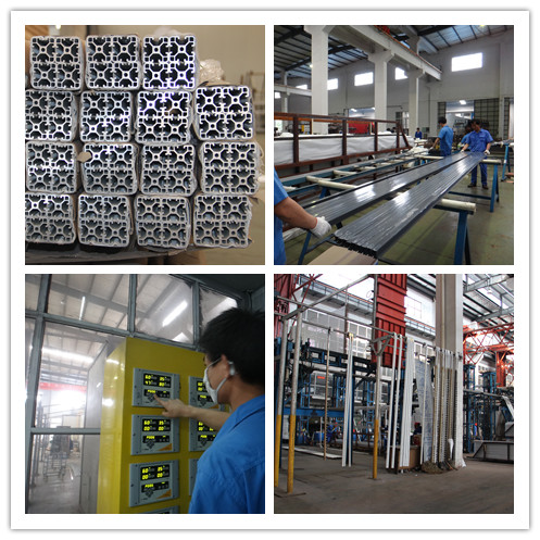 Cubierta de aluminio/perfil de aluminio industrial para el calentador montado en la pared eléctrico del rodapié