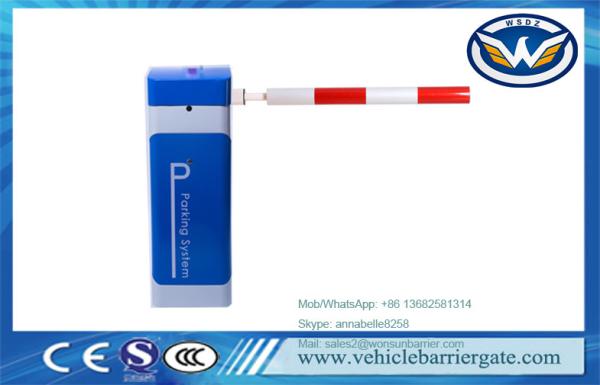 Blue Color Automatic Vehicle Barrier Remote Controlled For Car Parking System