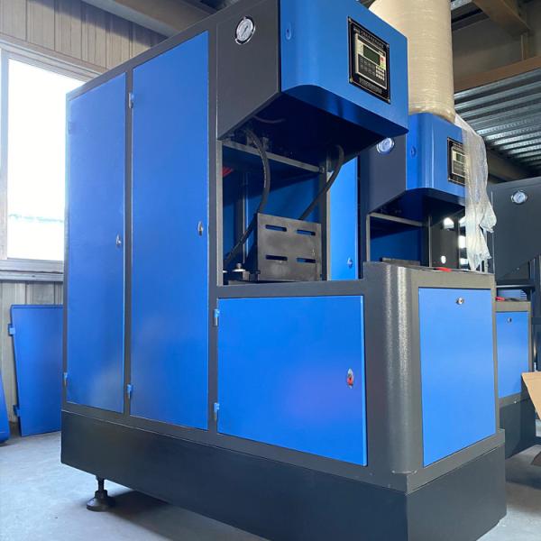 2024 Ano Máquina de moldagem de sopro de garrafas PET semiautomática de 6L com sistema PLC da Siemens