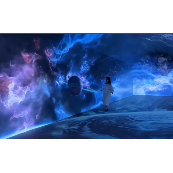 Immersive Flexible Curved LED Videos Walls Display 3D Interactive Tunnel LED Screen