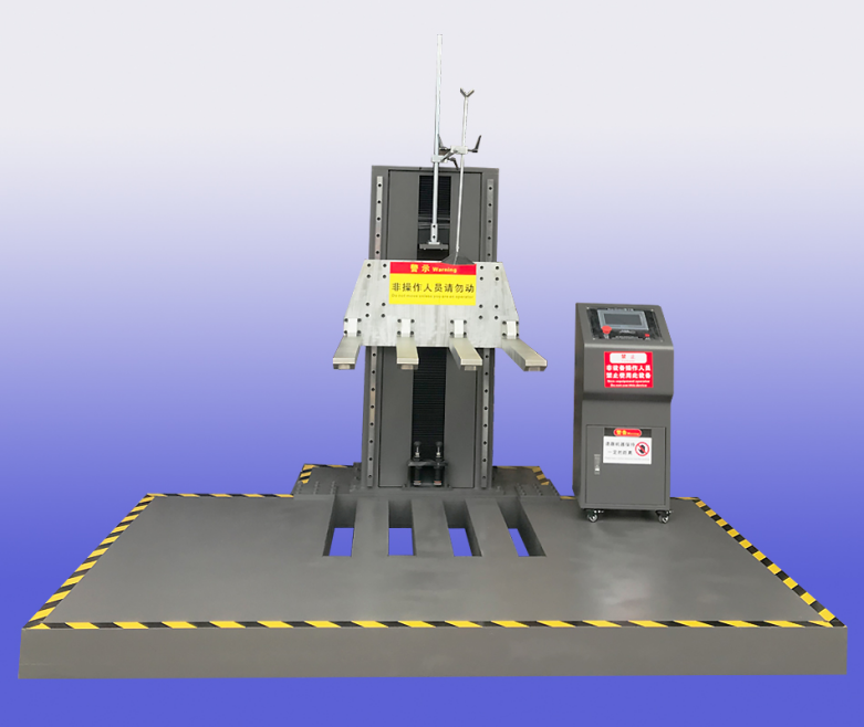 E Shaped Fork Zero Drop Tester 350kg Packaging Zero Drop Test Machine