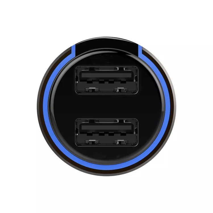 заряжатель автомобиля USB сплава цинка заряжателя 24W телефона быстрого автомобиля 4.8A быстрый двойной