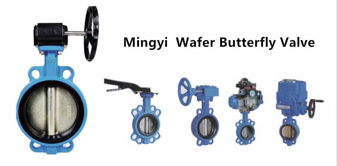 Настраиваемый гибкий железоустойчивый сидящий вафли / лаг тип бабочки клапан OEM размер порта
