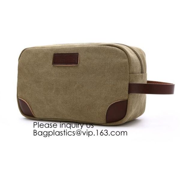 Plain Personalized Organic Travel Cotton Canvas Makeup Bag,Promotional Beauty Makeup Bag Custom Printed Logo Canvas Zipp