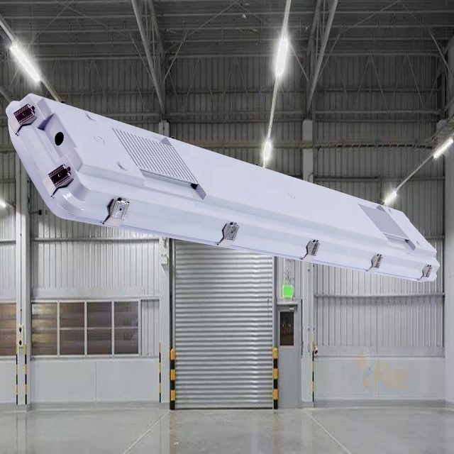 Warehouse Lighting Solution Industrial LED Vapor Tight Fixture Wet Location 120-347V