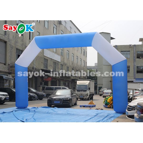 Inflatable Finish Arch 8*5m Oxford Fabric Inflatable Start Finish Line Arch For Promotion