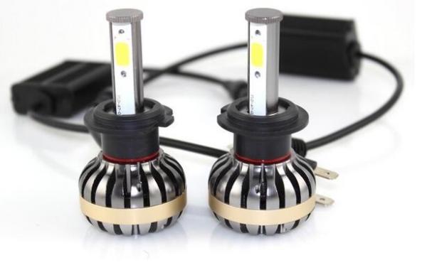 Brightest 9005 9007 H13 H4 Car LED Headlight Bulbs , Hb3 9005 Halogen Replacement Bulb