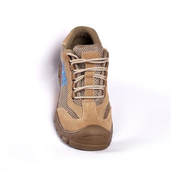 Unisex Microfiber Leather Comfortable EVA Insole Metal Eyelets Rubber Work Land Safety Shoes