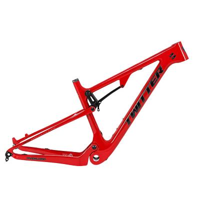 Quadro da fibra MTB do carbono do OVERLORD de TWITTER, quadro completo da suspensão 29er para a bicicleta