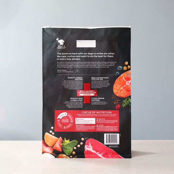 100Lb 40Lb Laminated Packaging Pouches Pedigree Canidae Packaging Bag For Dog Food