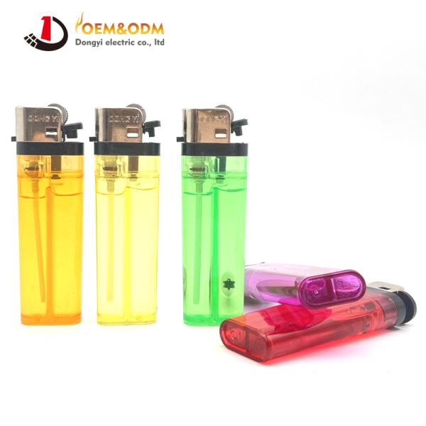 Dongyi 2025 OEM 80mm Disposable Flint Lighters Cigar Smoking Electric Custom Logo Gas Cigarette Lighter