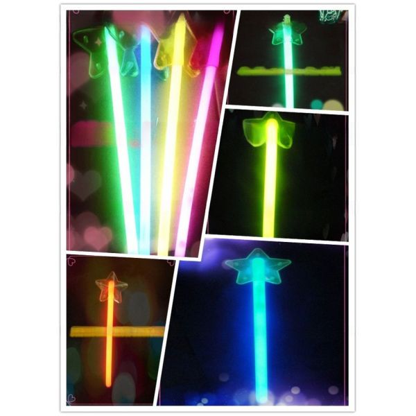 Non-toxic Glow Stick Wand for Christmas Festival Decoration Supplies at Christmas