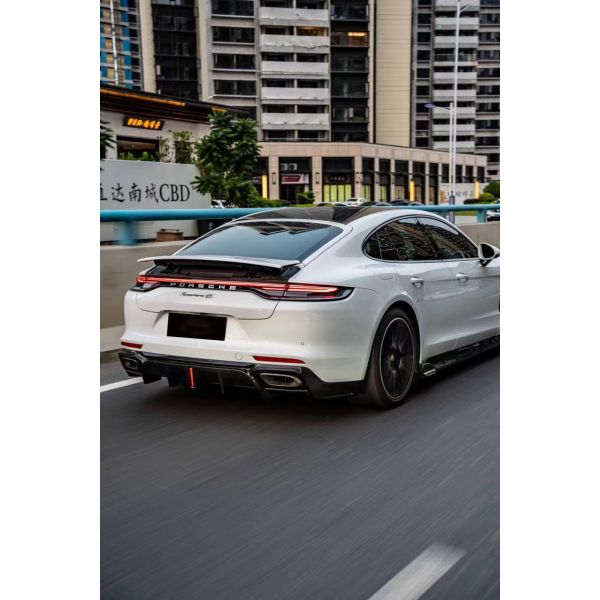 For Porsche Panamera Carbon Fiber Body Kit Panamera Carbon Fiber Front Lip Diffuser Spoiler Side Skirt