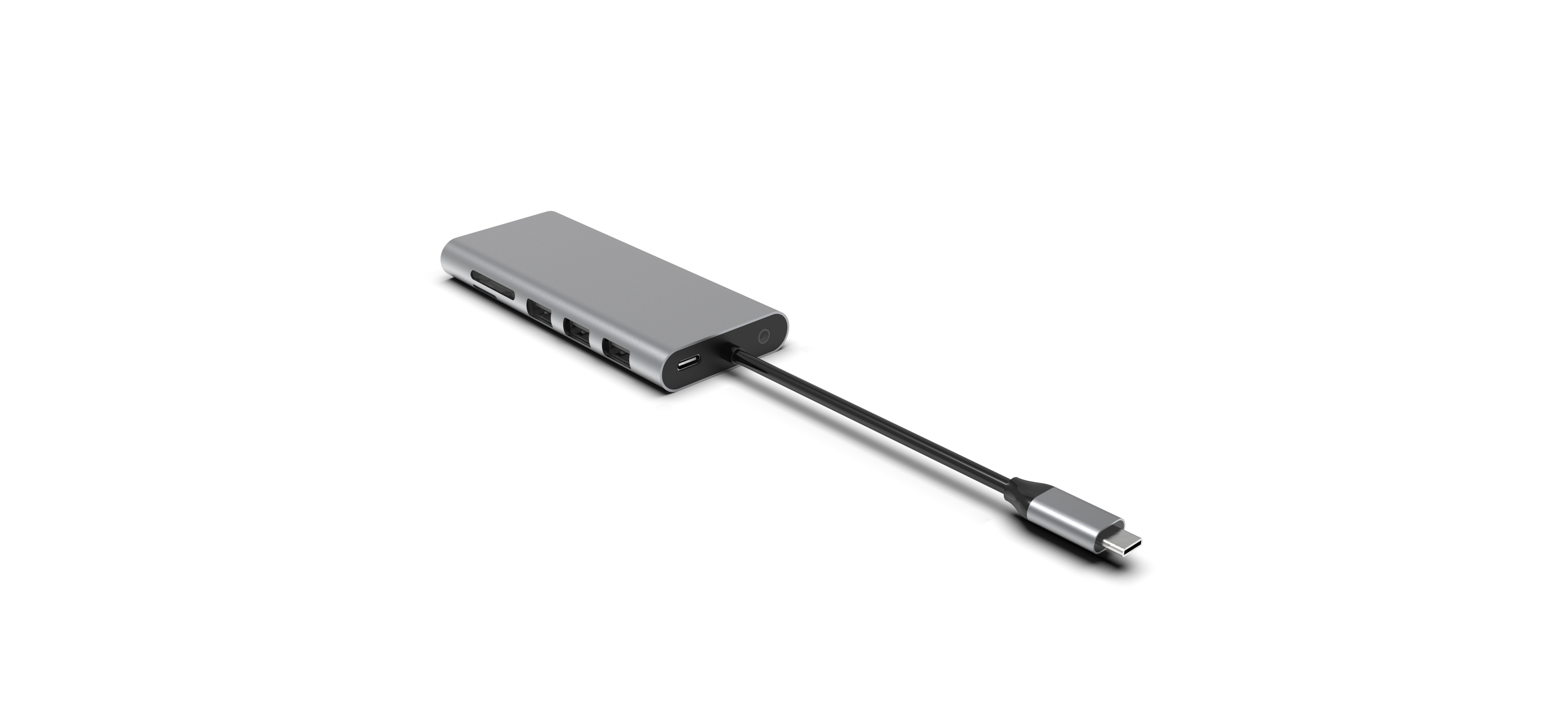 Macbook Usb A адаптер для Macbook Air 5 в 1 многопортов 4K USB Type C Slim 3.0