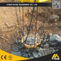 Briseur hydraulique rond de pile, cylindre maximal 20L/min de diamètre de 300mm - de 1050mm