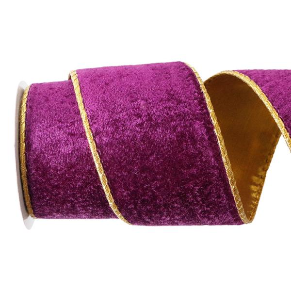 Faixa de cordas de veludo para embalagens de presentes e decoração de festas Faixa negra roxa