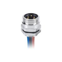 Fixação lateral traseira macho 7/8 mini conectores de mudança 5 pinos A código 0,2 m fios simples