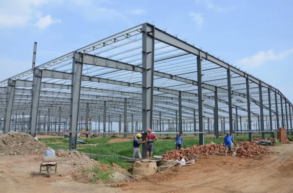 Water Proofing Prefabricated Light Structural Steel Structure Warehouse/Workshop for Sale
