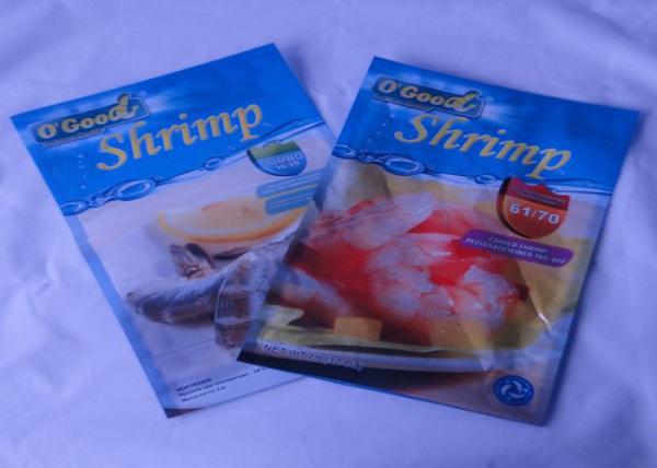 Non Toxic Three Side Seal Pouch , Customized Printed Snack Food Packaging Pouches