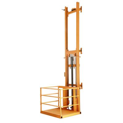 Guide ferroviaire élévateur de marchandises hydrauliques 7m 1000kg élévateur facile élévateur de marchandises