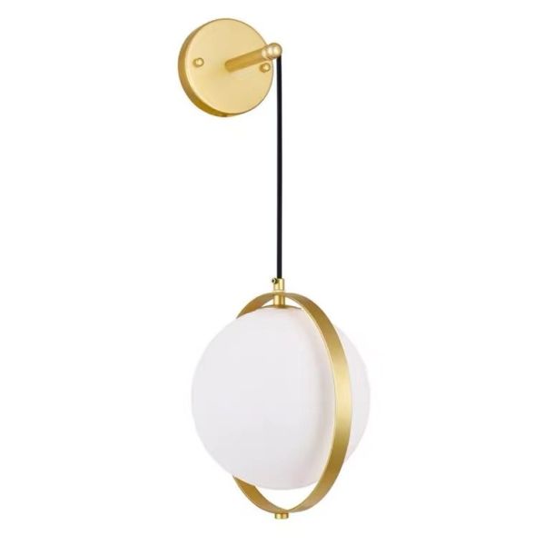 Minimalist gold and black led bedroom wall lights simple black led minimalist indoor Wall Lamp