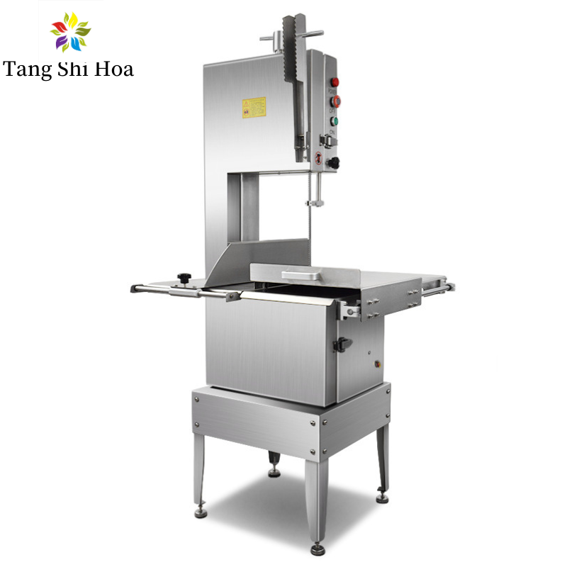 Industrial Meat Bone Saw Machine 2200w Electric Band Frozen Fish Meat Cutting Machine