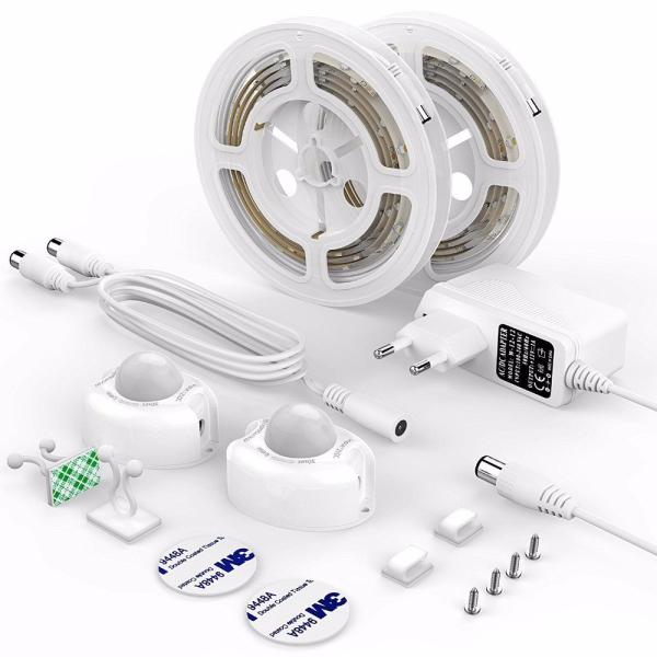 Under Bed 20-22LM 4.8W/M Plug In Motion Sensor Light  Brightness Adjustable