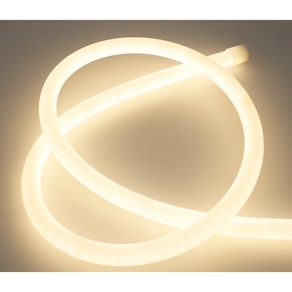 Φ 18 мм Силиконовый неоновый полоса 24V CRI90 9,6W/M 360° Гибкий круглый неоновый свет