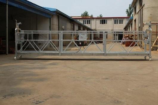 Manufacturer100% copper gearing Hot galvanized 220v window cleaning  rope suspended platform