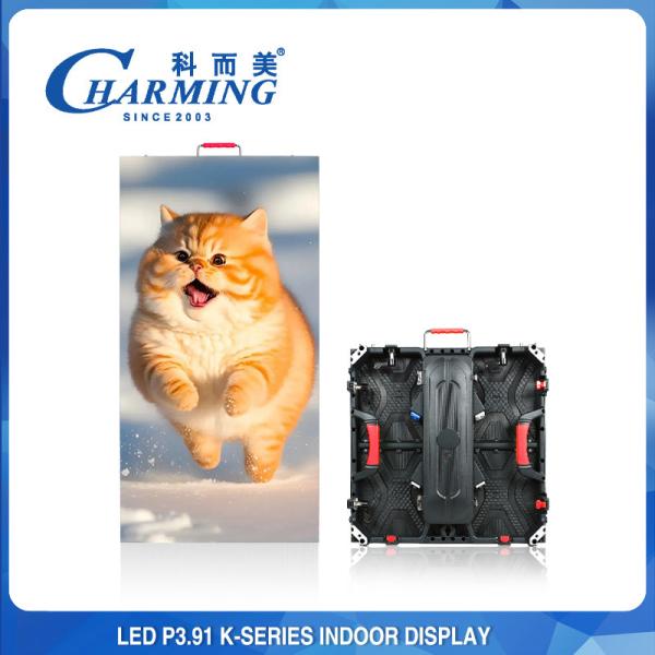 P3.91 Indoor Full Color Display 3840Hz High Refresh Rate 500*1000*86mm