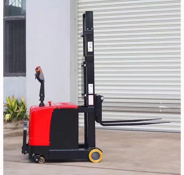 Electric Pallet Stacker 1 Ton 3.5m Self Loading Lifting Stacker Pallet Truck
