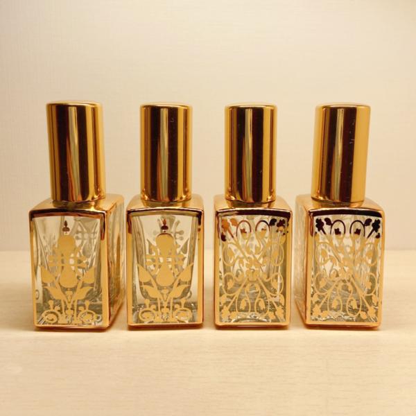 10 ml Botão de Perfumes UV Eletroplacado Tubo de Vidro Botão de Distribuição de Perfumes de Spray de Alumínio