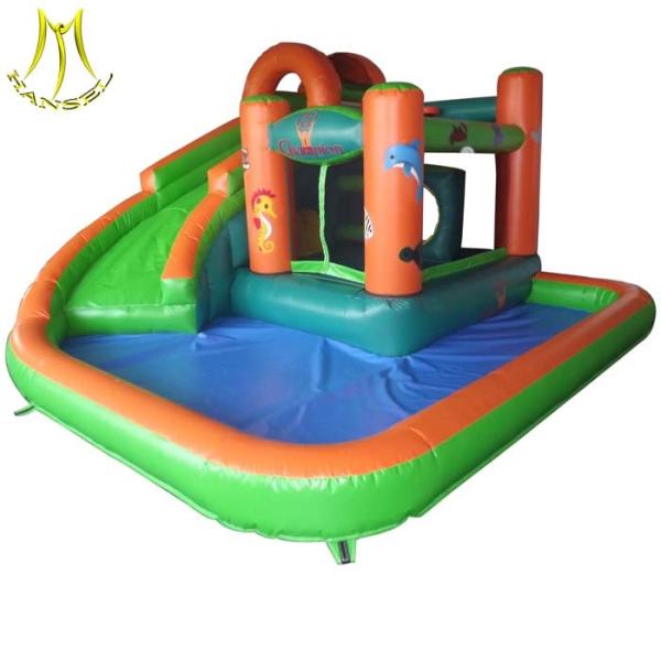 Hansel wholesale commercial bouncy castles water slide manufacture in Guangzhou panyu