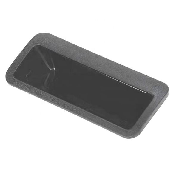 Black Plastic Concealed Handle Embedded Cabinet Pull Handle
