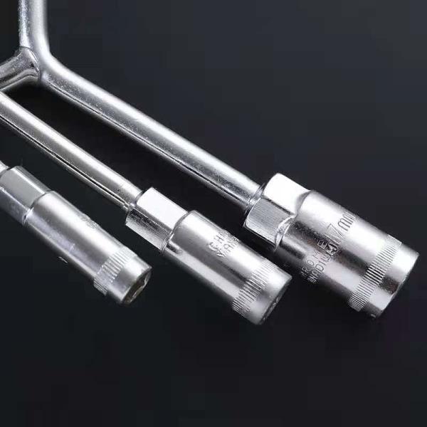 Carbide metal tools.Y-type chromium-vanadium steel multifunctional sleeve lengthened triangular hand wrench