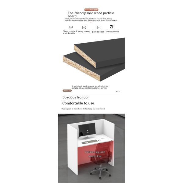 Modern Private Space Office Furniture Workstation with Extendable Desk and Chair Sets