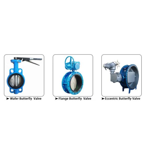 2 Inch Manifold Control Valve Ductile Iron Wafer Type Butterfly Valve DN50 - DN200