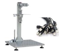 Teste de fio de cabo Teste de fio Kick Yank Abrupt Pull Tester 1 ano de garantia OEM ou como cor cinza prateada