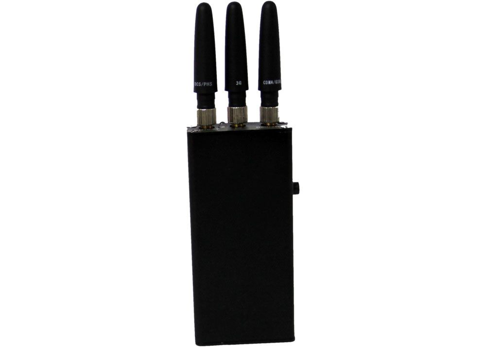 Jammer сотового телефона 3 диапазонов портативный Handheld для WiFi Bluetooth GPS 3G